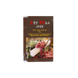 소문난 육회소스 고추장맛 40g(소량 낱개판매 1봉)